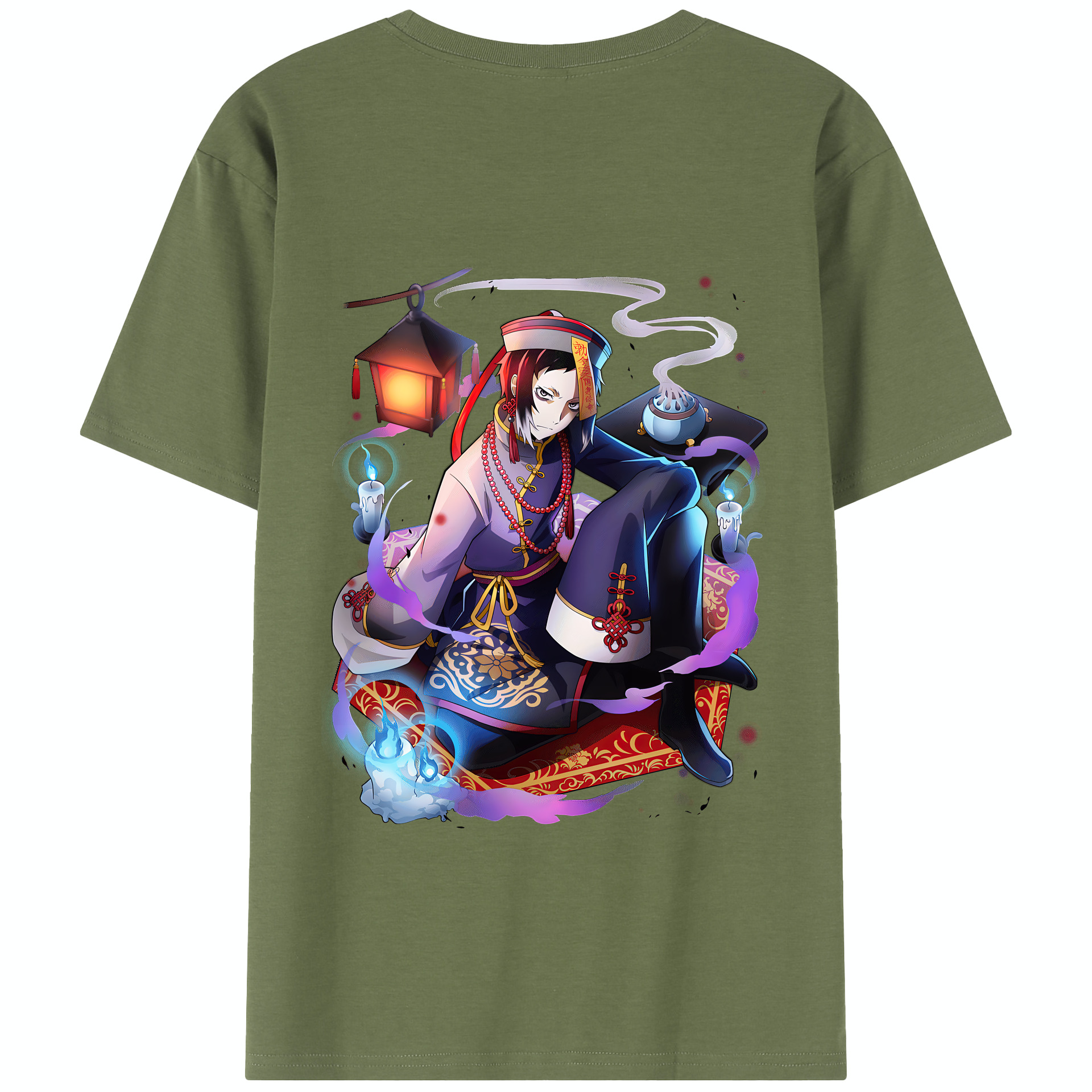 （画像用） 文豪ストレイドッグス Bungo Stray Dogs 綿100％半袖Tシャツ（背面プリント）